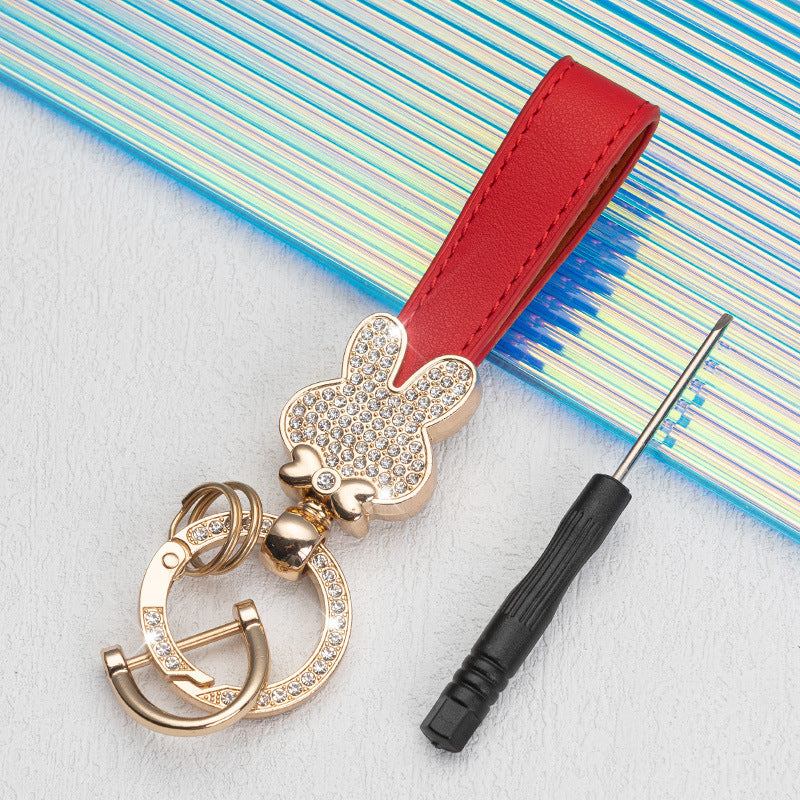 Wholesale Rabbit Simple Zinc Alloy Keychain